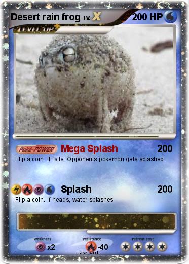 Pokemon Desert rain frog