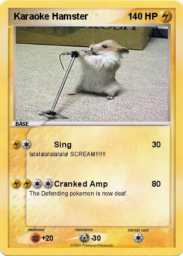 Pokemon Karaoke Hamster
