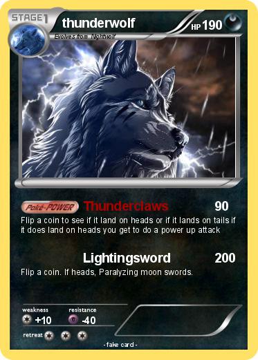 Pokemon thunderwolf