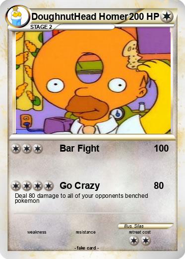 Pokemon DoughnutHead Homer
