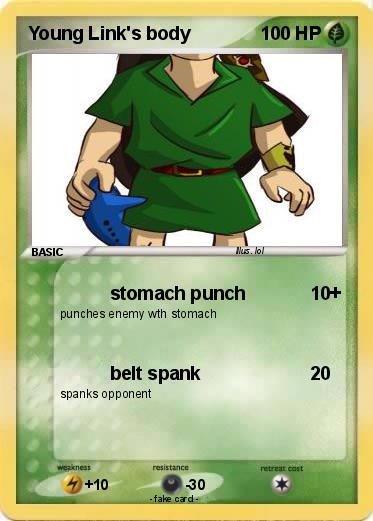 Pokemon Young Link's body