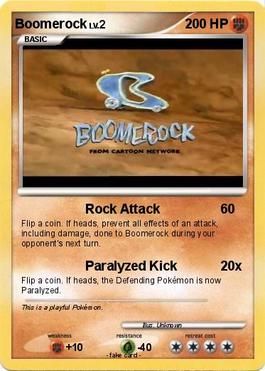 Pokemon Boomerock
