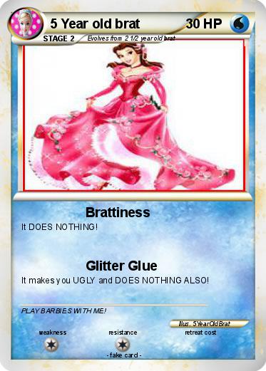 Pokemon 5 Year old brat