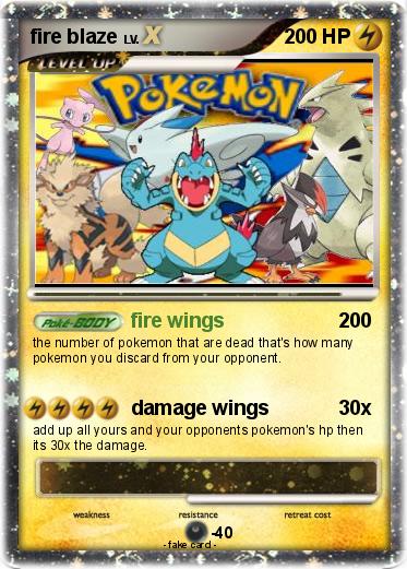 Pokemon fire blaze