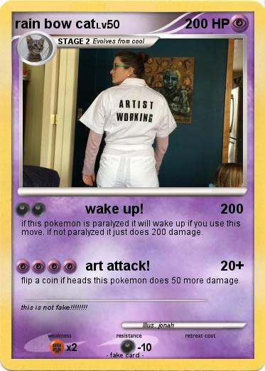 Pokemon rain bow cat