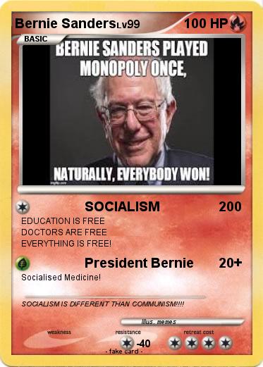 Pokemon Bernie Sanders