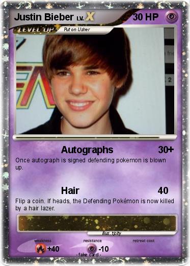 Pokemon Justin Bieber