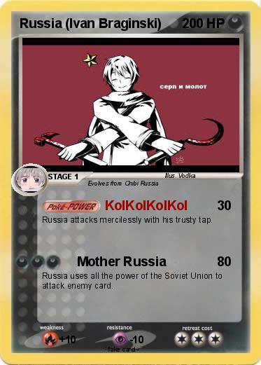 Pokemon Russia (Ivan Braginski)