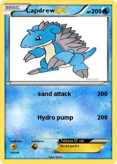 Pokemon Lapdrew