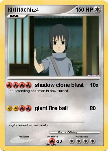 Pokemon kid itachi