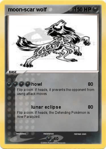 Pokemon moon-scar wolf