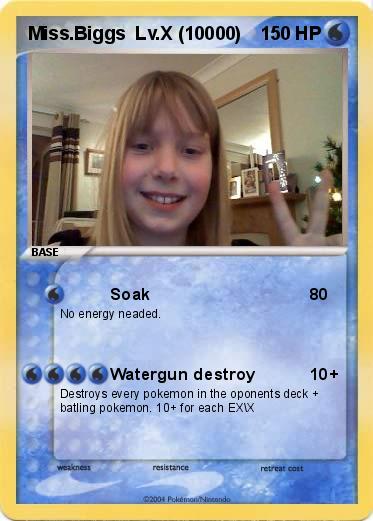 Pokemon Miss.Biggs  Lv.X (10000)