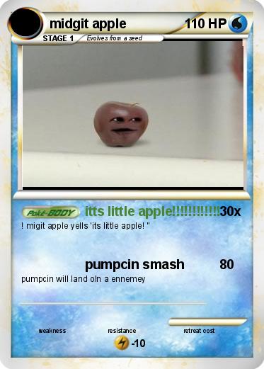 Pokemon midgit apple