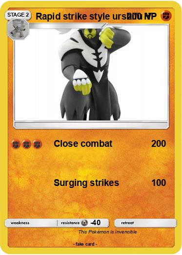 Pokemon Rapid strike style urshifu V