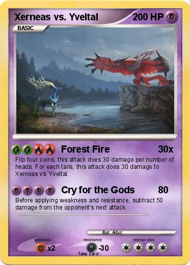 Pokemon Xerneas vs. Yveltal
