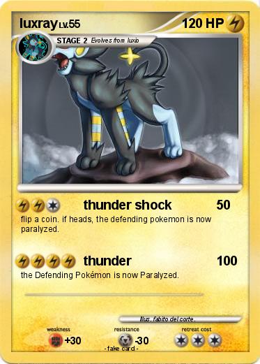 Pokemon luxray