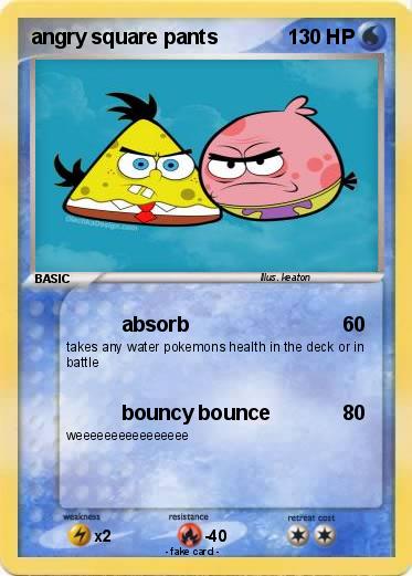 Pokemon angry square pants