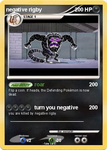 Pokemon negative rigby