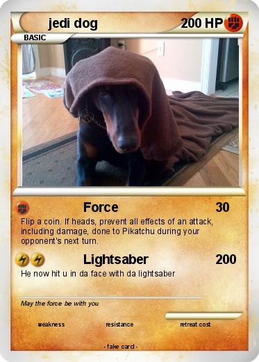Pokemon jedi dog