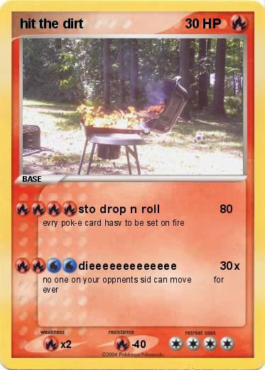 Pokemon hit the dirt