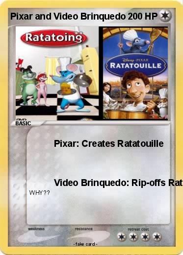 Pokemon Pixar and Video Brinquedo