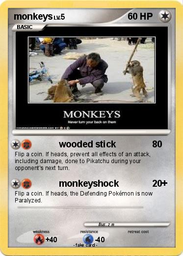 Pokemon monkeys