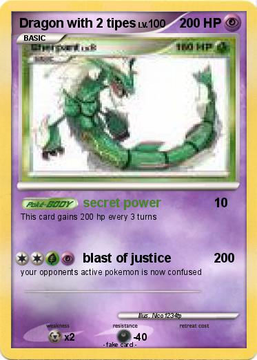 Pokemon Dragon with 2 tipes