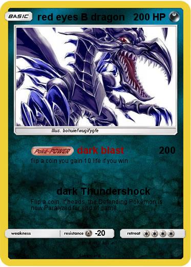 Pokemon red eyes B dragon