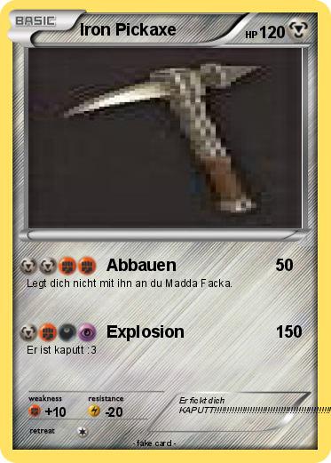 Pokemon Iron Pickaxe