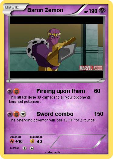 Pokemon Baron Zemon
