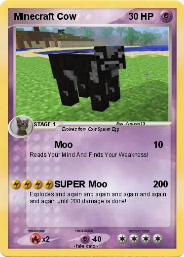Pokemon Minecraft Cow