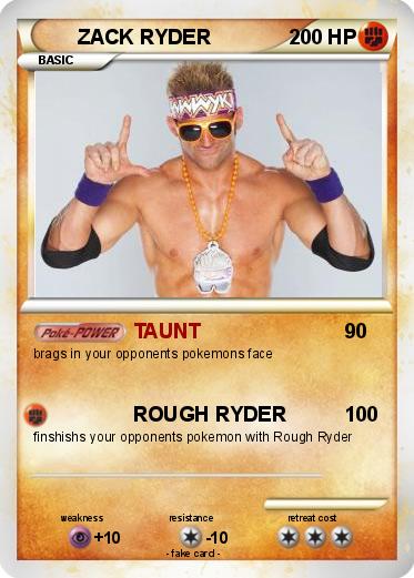 Pokemon ZACK RYDER