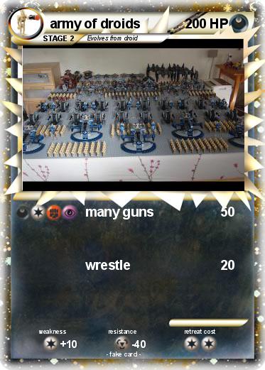 Pokemon army of droids