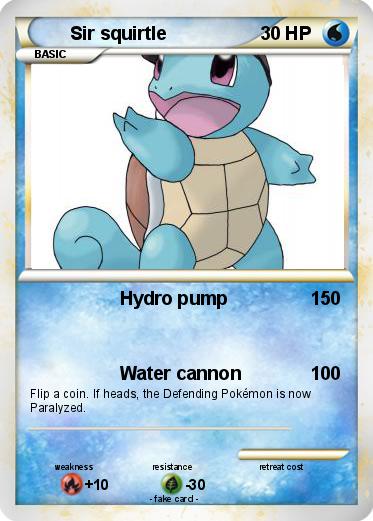 Pokemon Sir squirtle