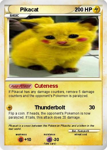 Pokemon Pikacat