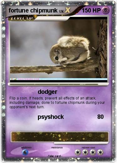 Pokemon fortune chipmunk
