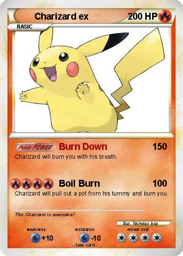 Pokemon Charizard ex
