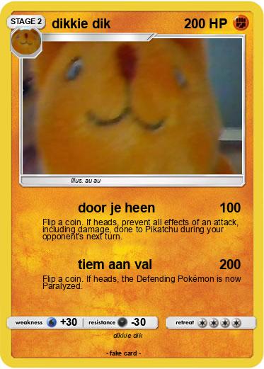 Pokemon dikkie dik