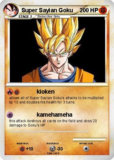 Pokemon Super Sayian Goku