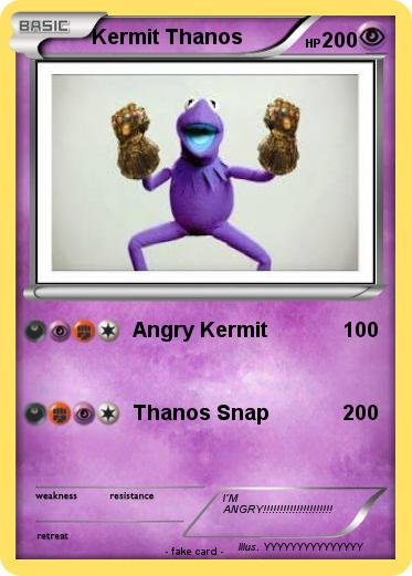 Pokemon Kermit Thanos