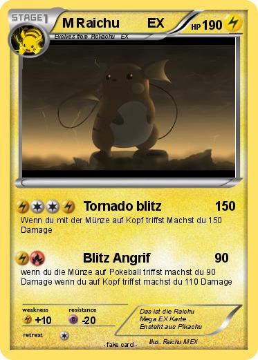 Pokemon M Raichu        EX