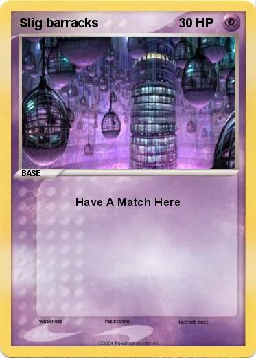 Pokemon Slig barracks