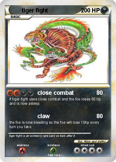 Pokemon tiger fight