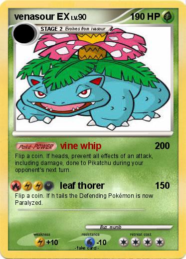 Pokemon venasour EX