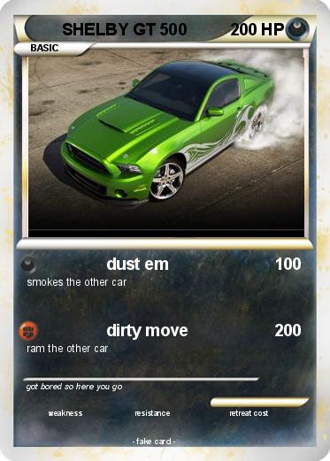 Pokemon SHELBY GT 500