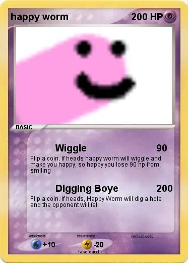 Pokemon happy worm