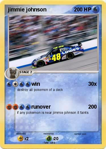 Pokemon jimmie johnson