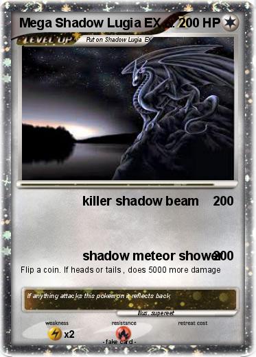 Pokemon Mega Shadow Lugia EX