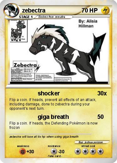 Pokemon zebectra