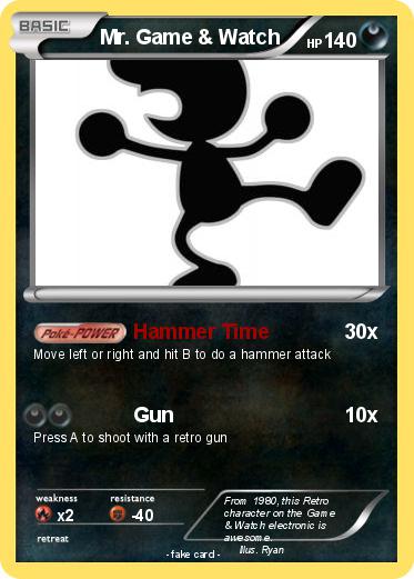 Pokemon Mr. Game & Watch